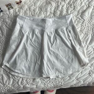 Outdoor Voices white tennis skirt